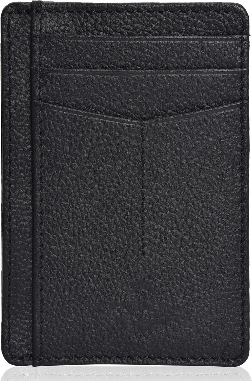 Leather Minimalist Wallet for Men & Women RFID Front Pocket Leather Card Holder...