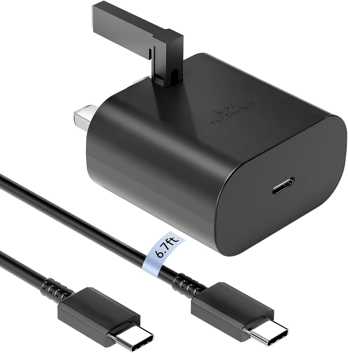 for Samsung Charger, Super Samsung Fast Charger USB-C Plug and 6 Feet Cable, Wal...