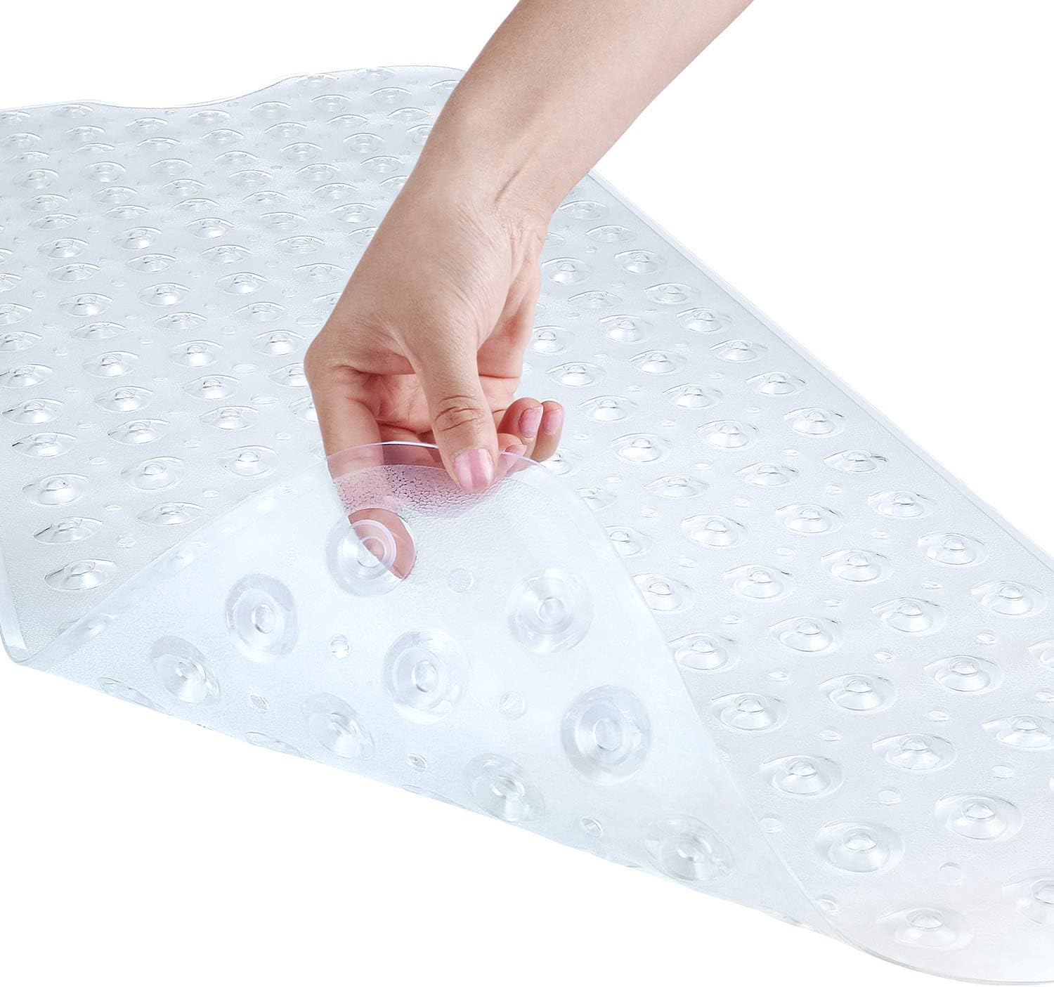 YINENN Bath and Shower Safety Mats 40x16 inch, Non Slip with Suction Cups for Ba...