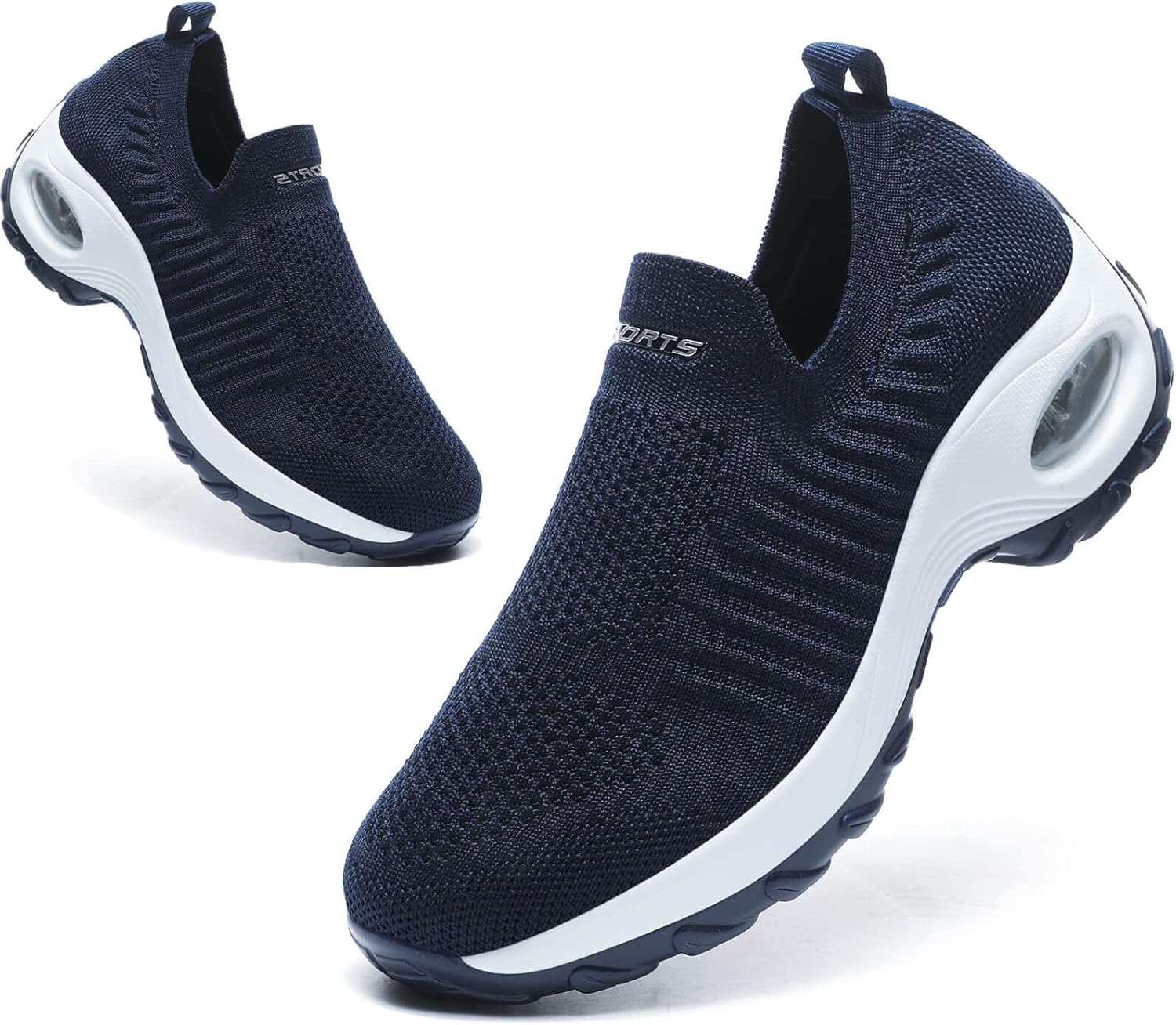 Slip On Trainers Womens Orthopedic Walking Shoes Breathable Mesh Sneakers Lightw...