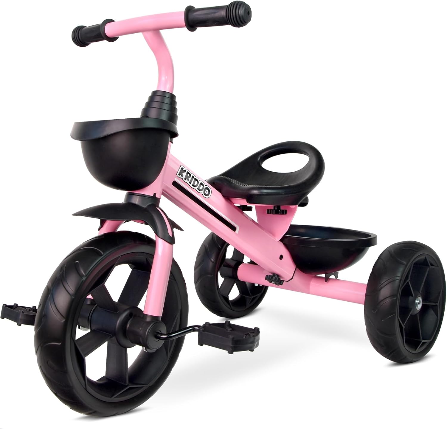KRIDDO Kids Tricycles Age 24 Month to 4 Years, Toddler Kids Trike for 2.5 to 5 Y...