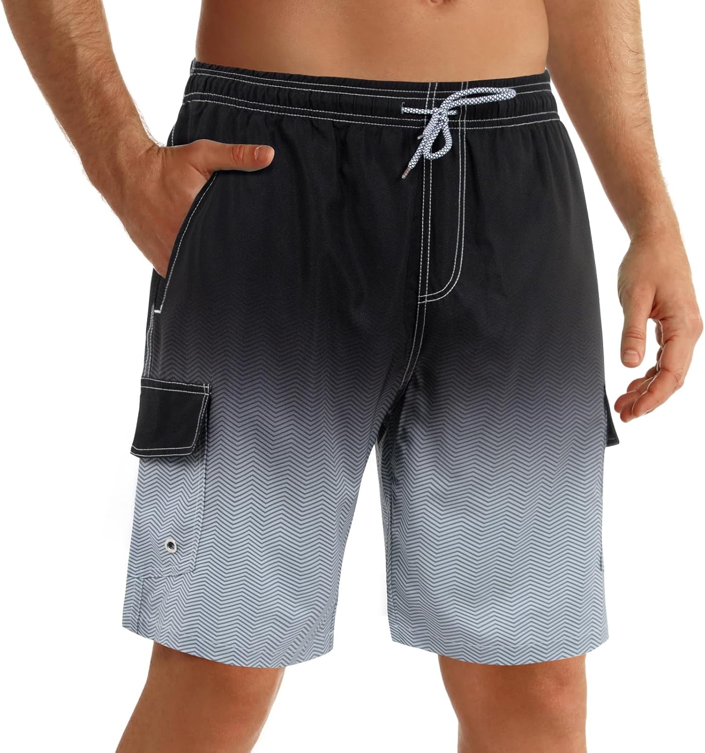ELETOP Men's Swimming Shorts Swim Trunks Quick Dry Board Shorts Men Performance...