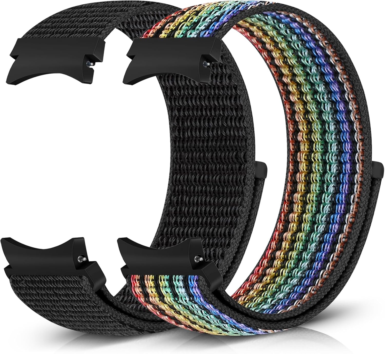 Nylon Watch Strap Compatible with Samsung Galaxy Watch 7/6/5/4/FE 40mm 44mm/Watc...