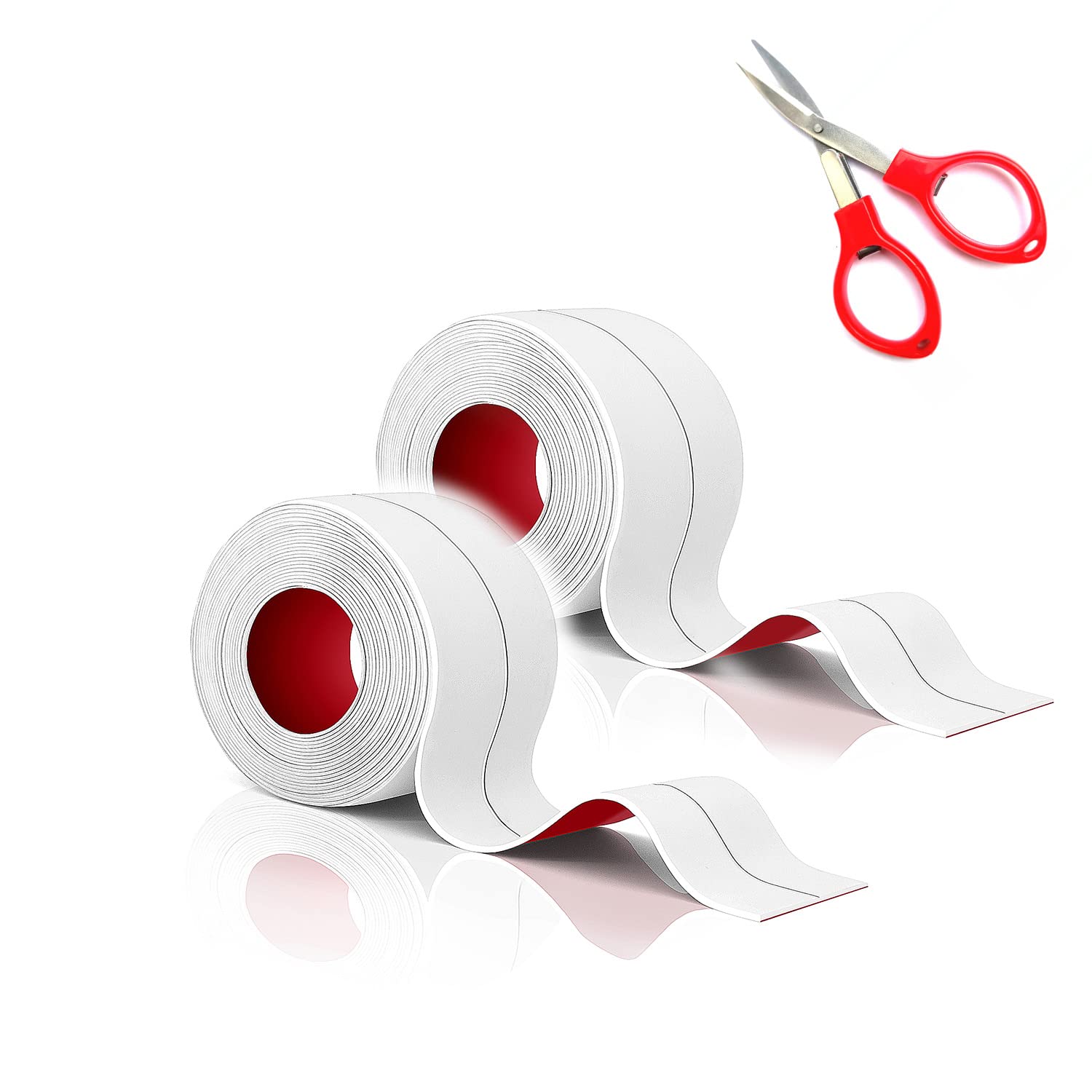 2 Rolls Bath Sealant Strip, Seal Tape for Bathroom, Shower Sealant Self Adhesive...