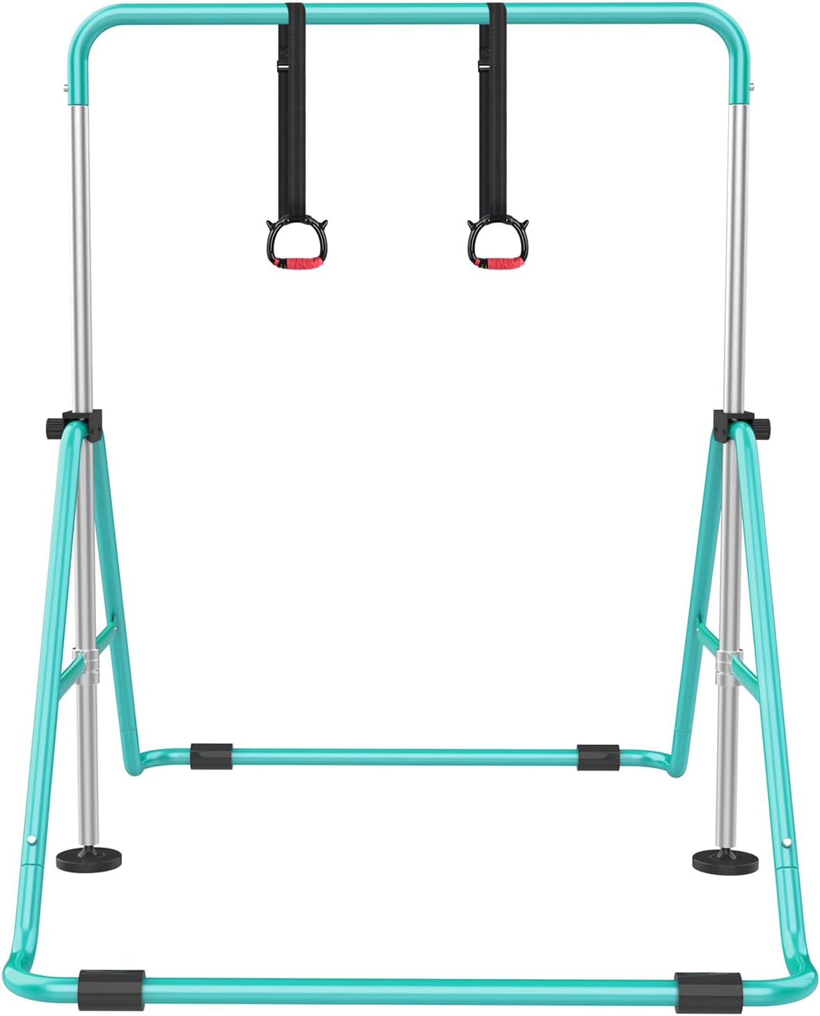 Gymnastic Bars for Kids with Adjustable Height, Folding Gymnastic Training Kip B...