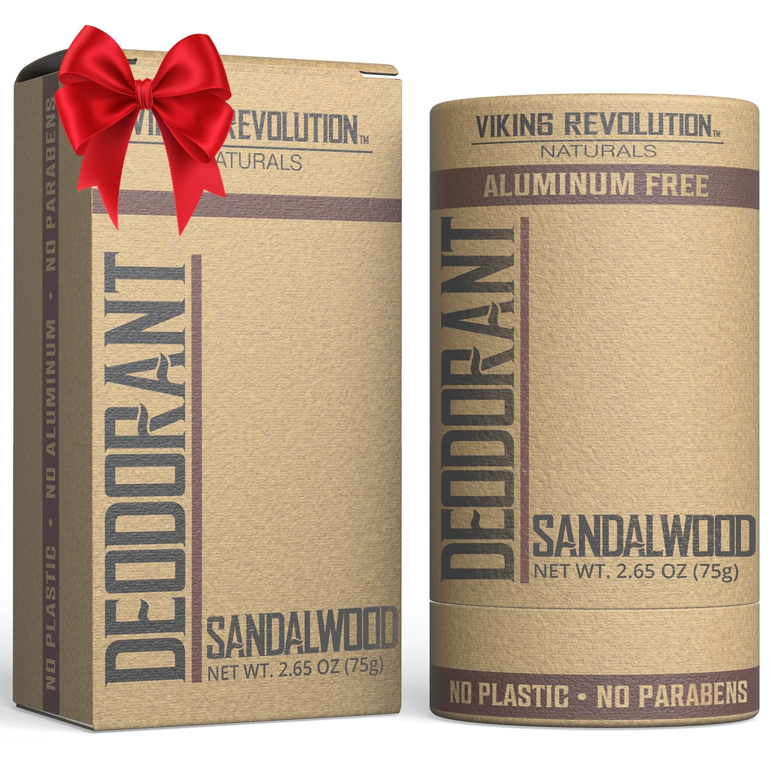 Viking Revolution Sandalwood Deodorant for Men - Deodorant Men Aluminum Free wit...