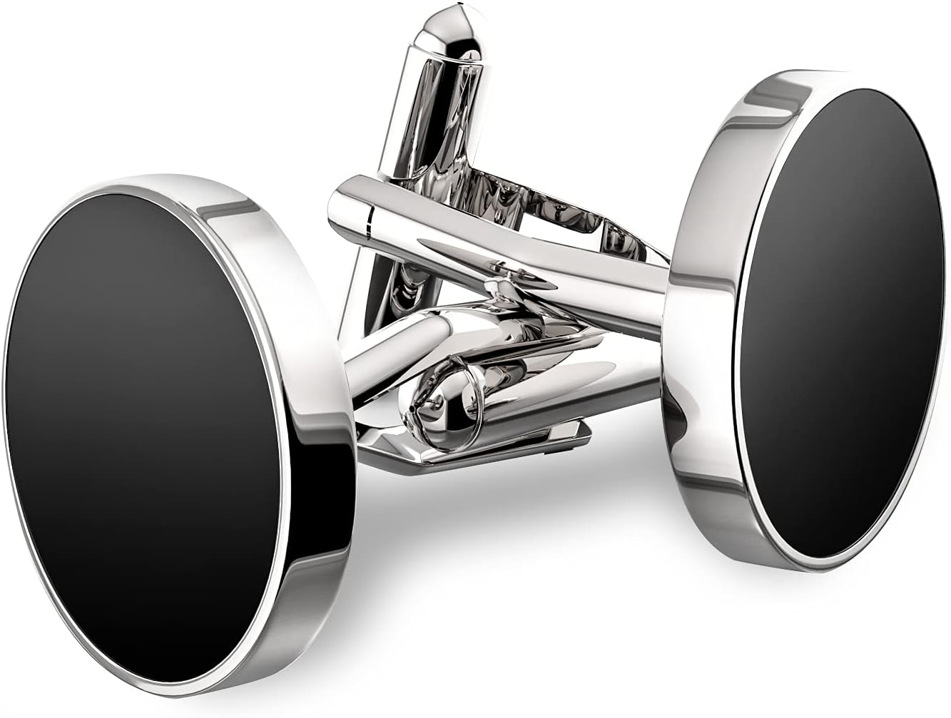 Cufflinks For Men, 316L Stainless Steel Tuxedo Shirt Cuff Links Shirt Accessorie...