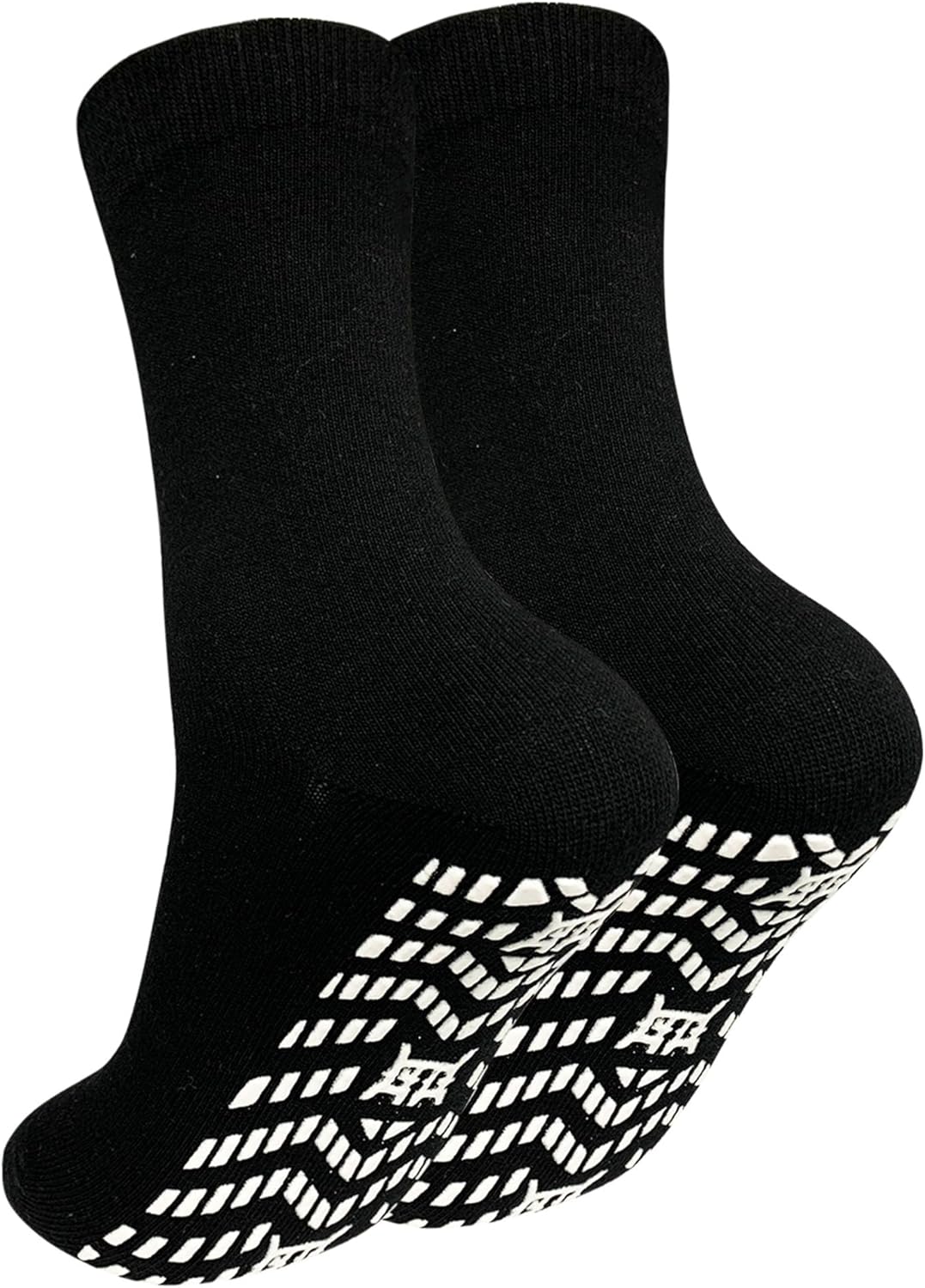 ZAKASA Non-slip Mens Slipper Socks: Grip Socks Mens Cotton Hospital Anti Skid So...