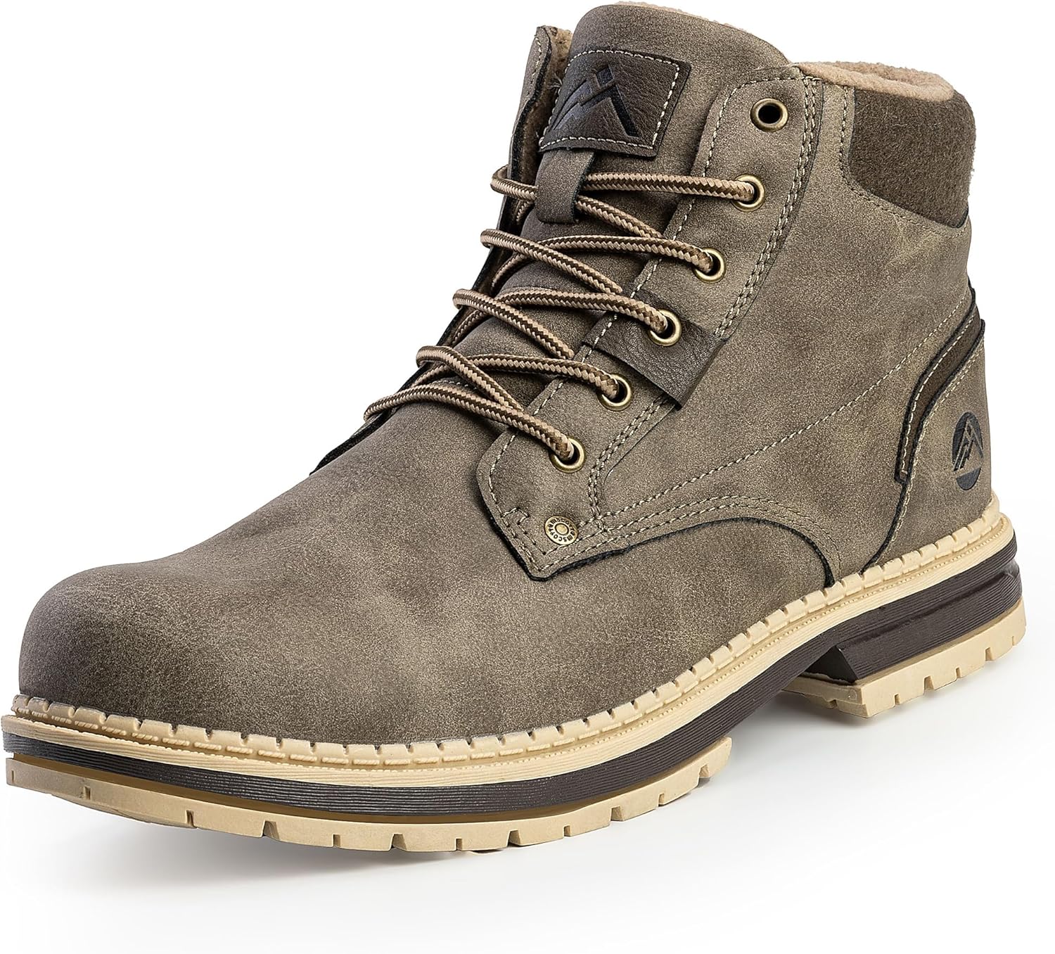 CC-Los Winter Snow Boots for Men Water Resistant Insulated Walking Boots Lightwe...