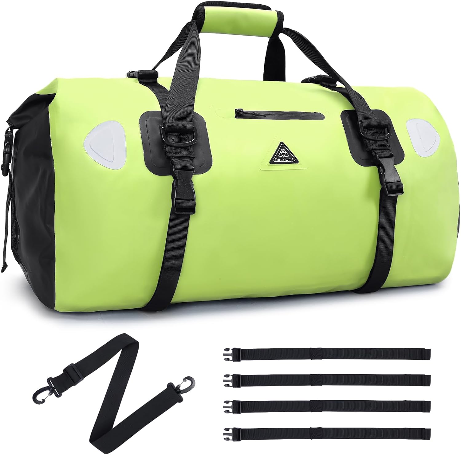 Haimont Waterproof Duffel Bag Roll-top Dry Duffel Bag with Quick-fixed Straps fo...