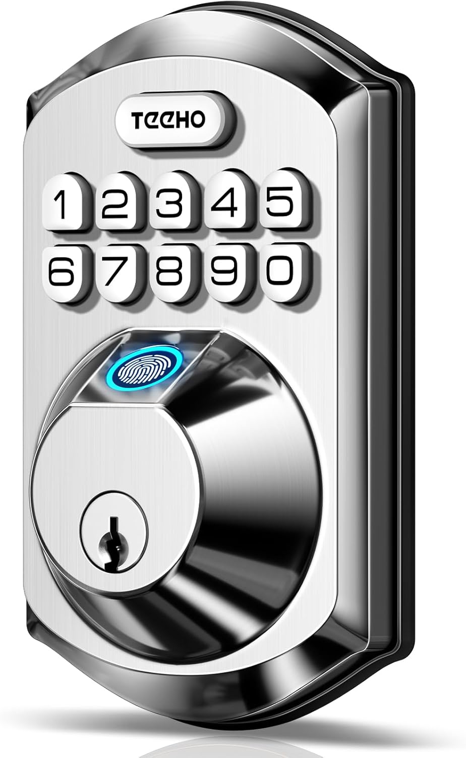 TEEHO TE002 Fingerprint Door Lock - Keyless Entry Door Lock - Electronic Keypad...