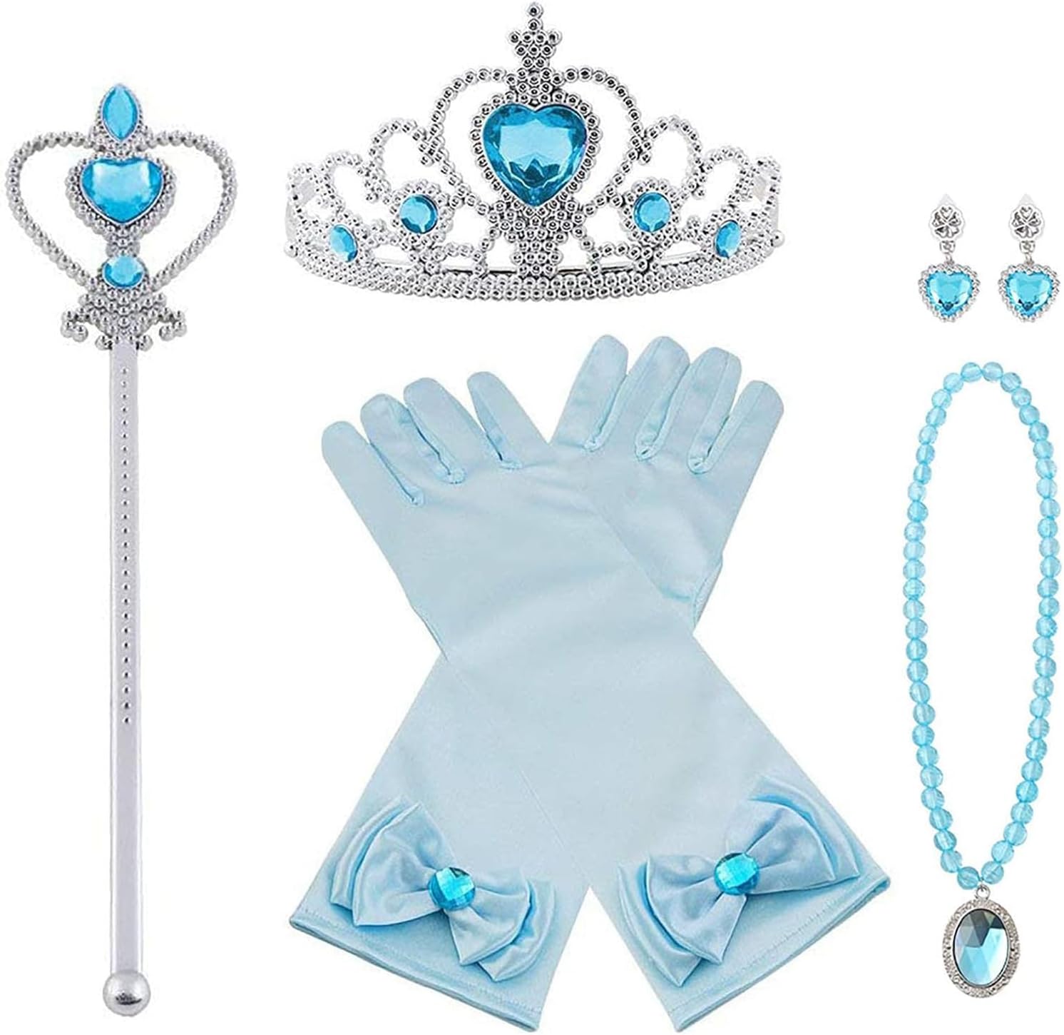 Vicloon Princess Dress Up Accessories, Princess Costumes Set, Included Princess...