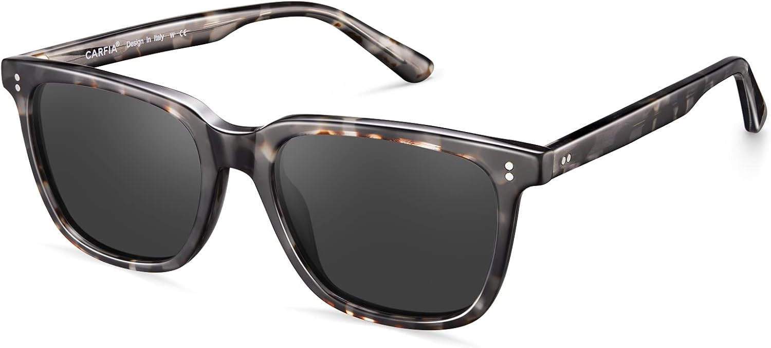 CARFIA Polarized Men's Sunglasses UV400 Protection for Driving Fishing Hiking Go...