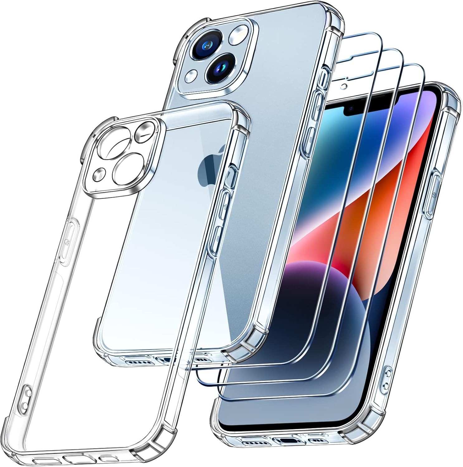 ivoler [4 in 1 Camera Cover Case Compatible with i...