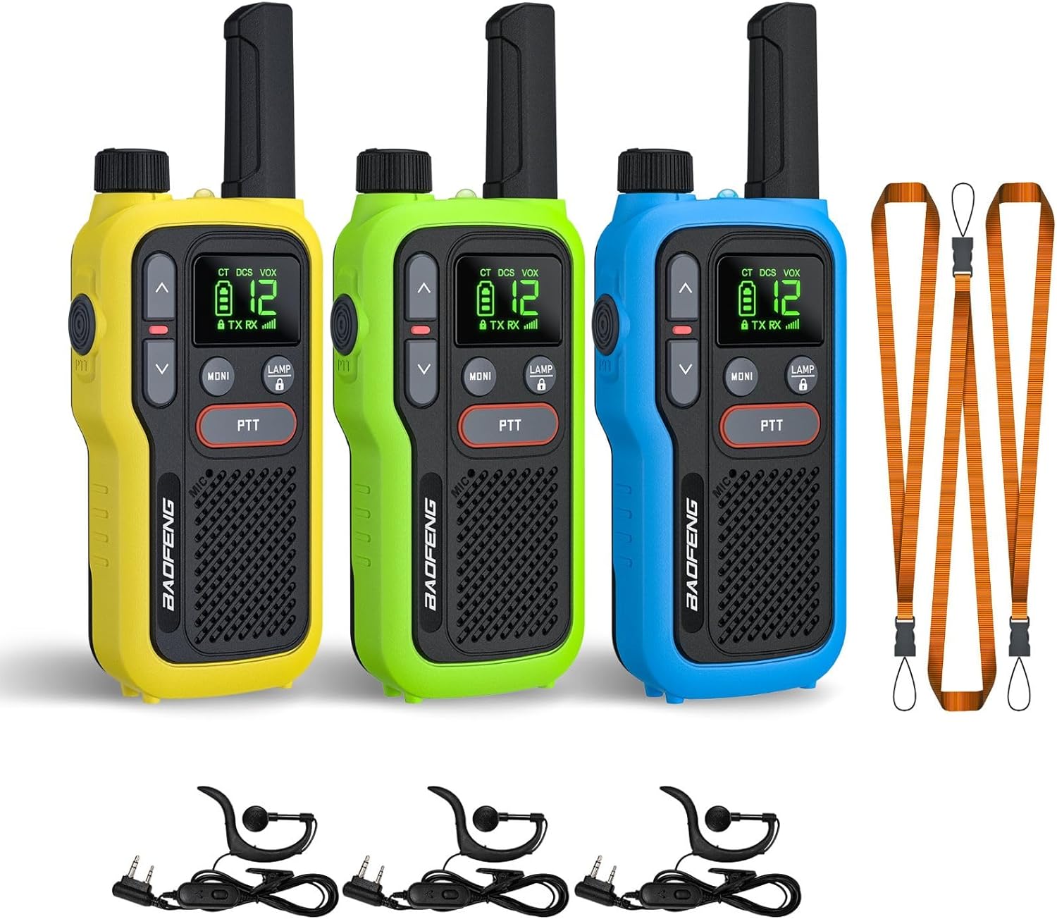 BAOFENG GT-18 Walkie Talkies for Kids Adult, License Free Long Range Rechargeabl...