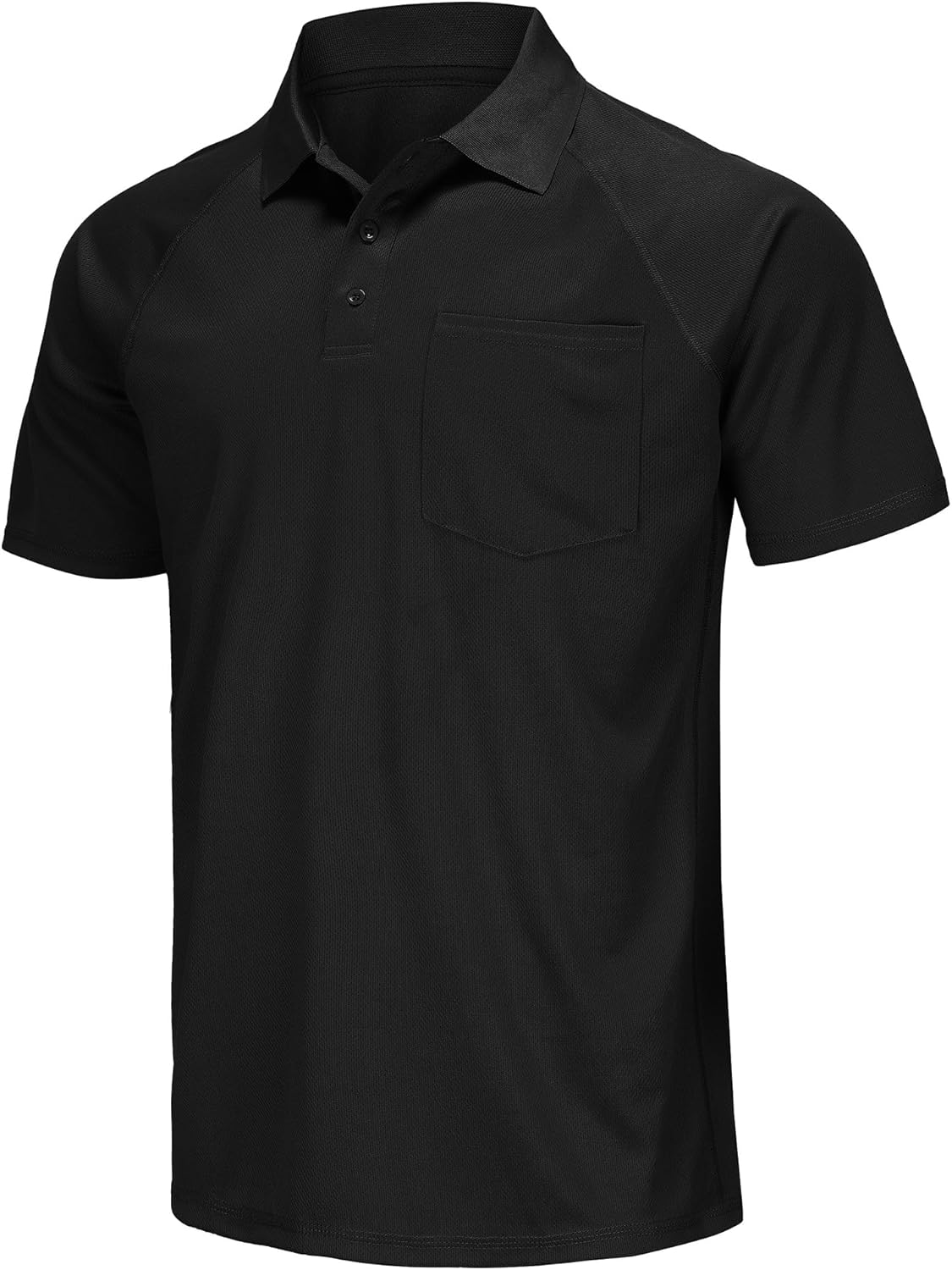 Corna Men's Moisture Wicking Performance Short Sleeve Golf Polo Shirt Soft Regul...
