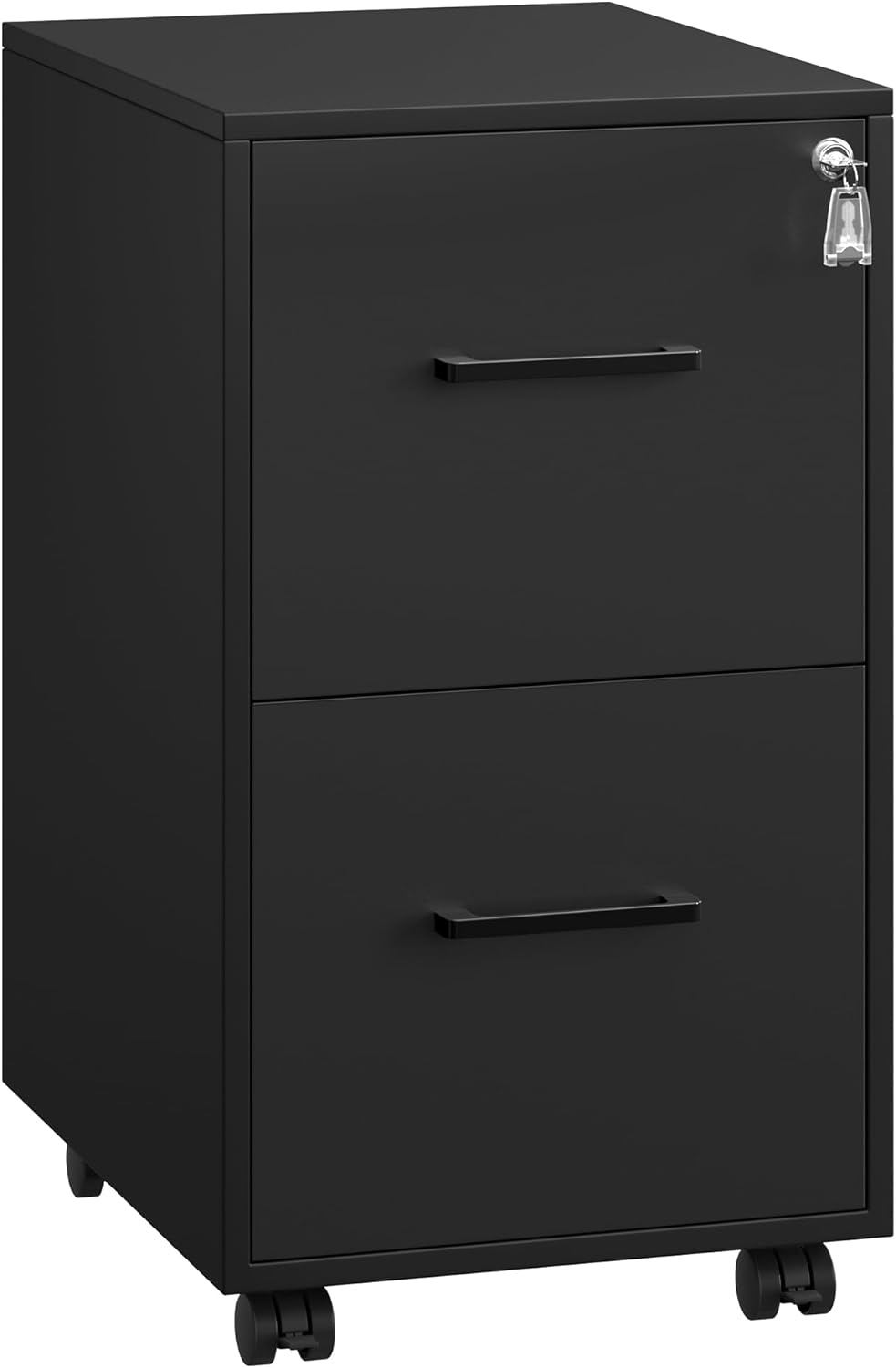 SONGMICS File Cabinet, Pre-Assembled Except Wheels and Handles, Office Filing Ca...