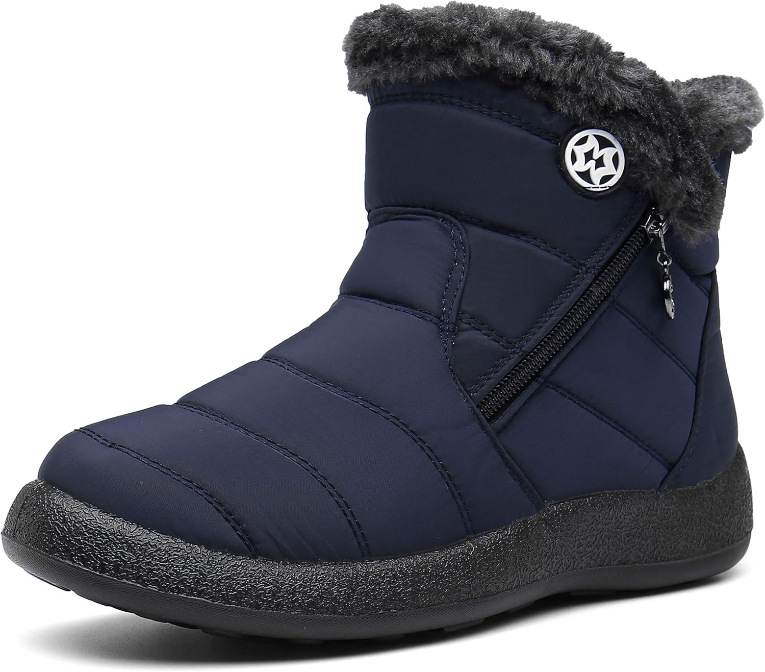 Hsyooes Womens Snow Boots Warm Ladies Winter Boots Ankle Booties Water-resistant...