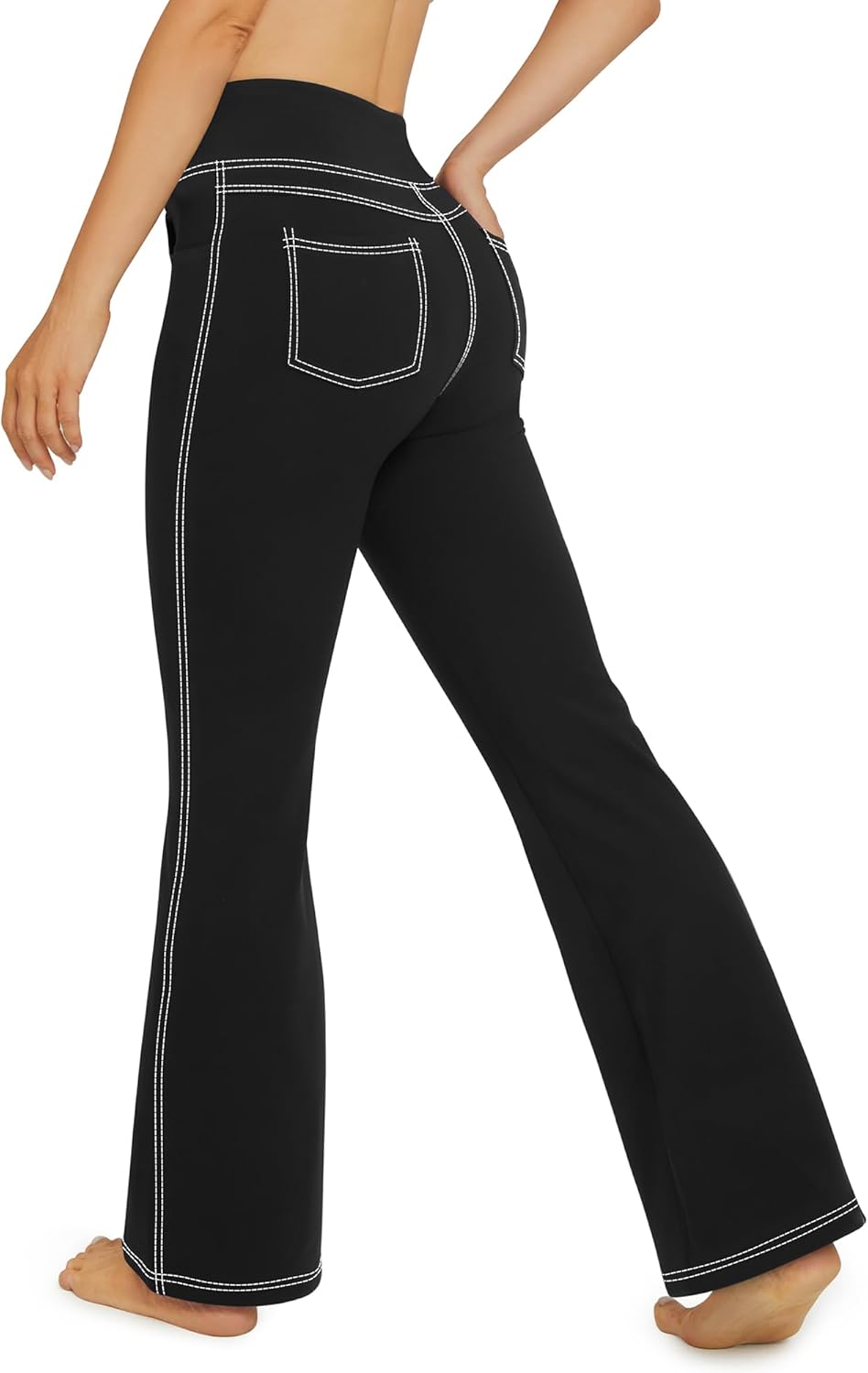 G4Free Bootcut Yoga Pants with 4 Pockets Flare Leggings for Women High Waisted C...