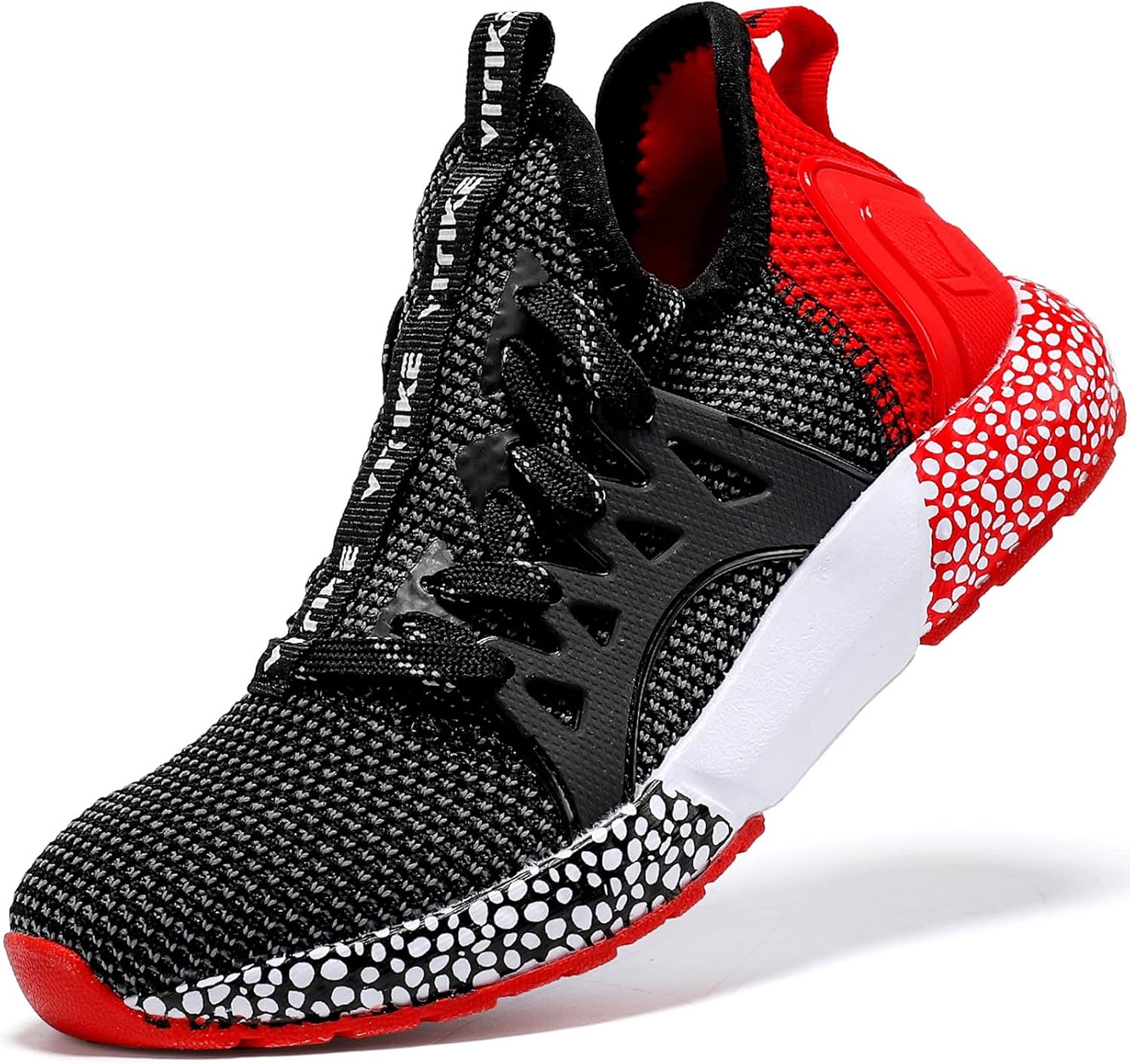 JMFCHI Boys Girls Kids' Sneakers Knitted Mesh Sports Shoes Breathable Lightweigh...