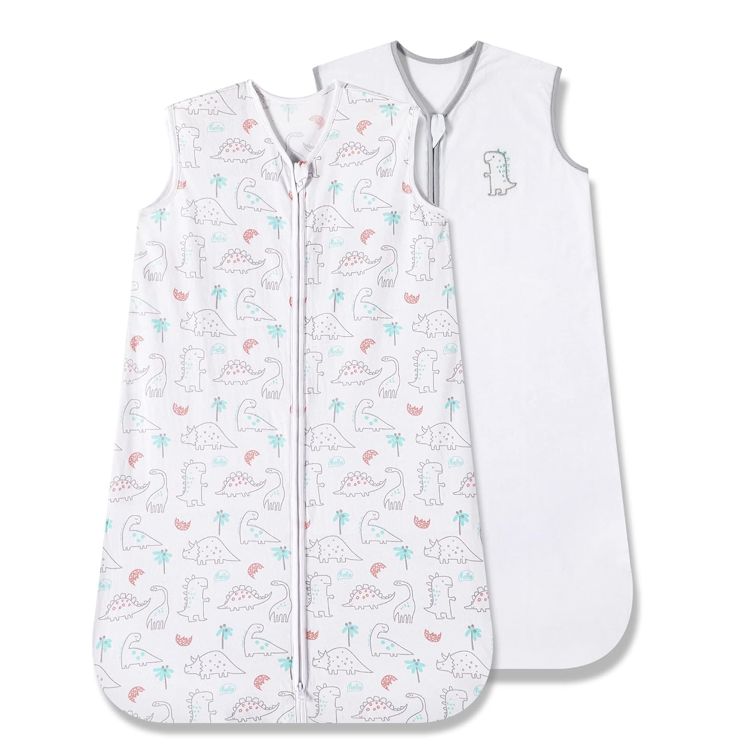 TILLYOU Sleep Sack 0-6 Months - 0.5 TOG Baby Wearable Blanket with 2-Way Zipper,...
