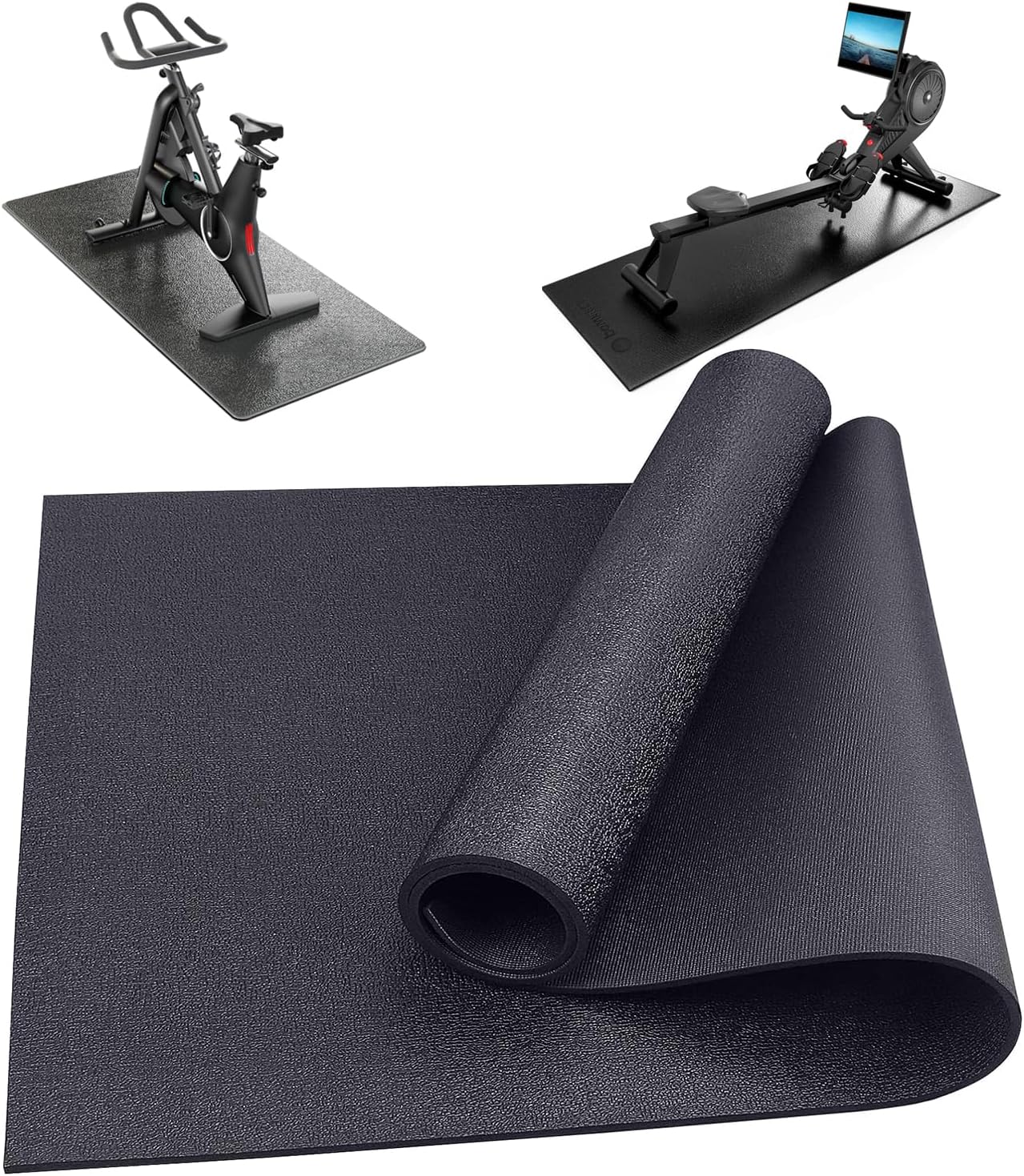 PROIRON Exercise Equipment Mat, Heavy-Duty Floor Protector Mat Non-slip for Exer...