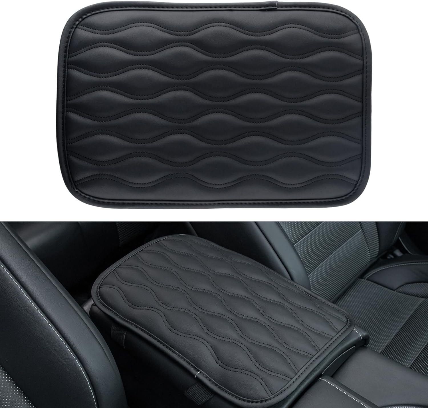 Amiss Auto Center Console Pad, Universal Waterproof Armrest Seat Box Cover, Car...