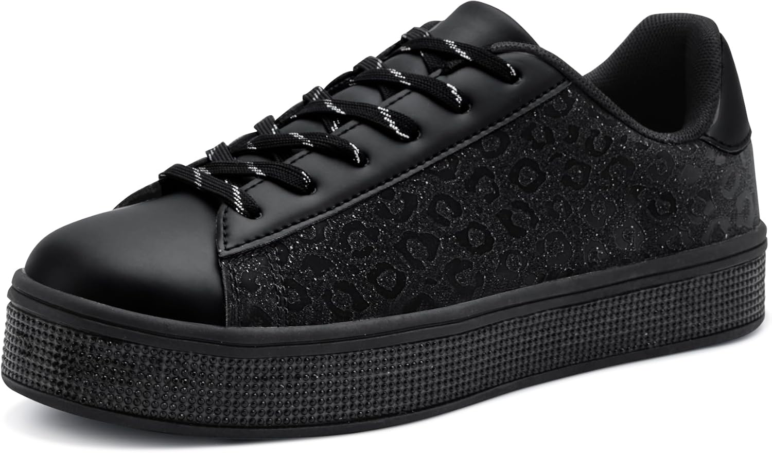 UUBARIS Women's Glitter Tennis Sneakers Neon Dressy Sparkly Sneakers Rhinestone...