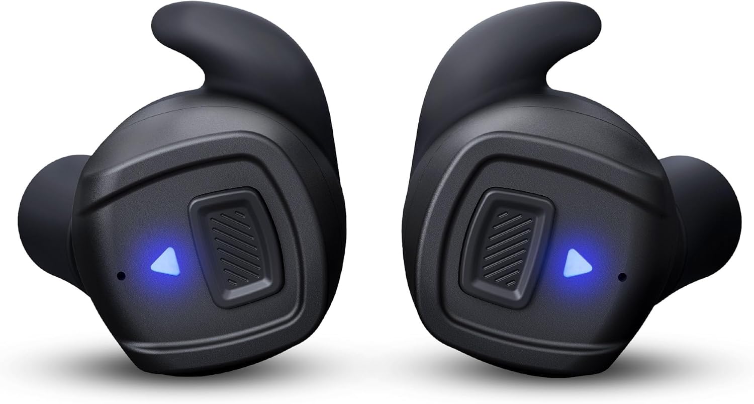 GLORYFIRE Shooting Ear Protection Earmuffs, Bluetooth Hearing Protection Ear Muf...