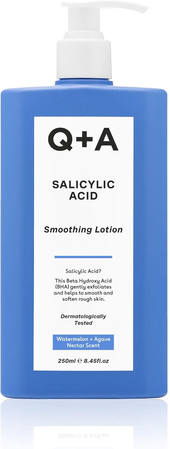 Q+A Salicylic Acid Smoothing Lotion for Targeted Body Care, a BHA that exfoliate...