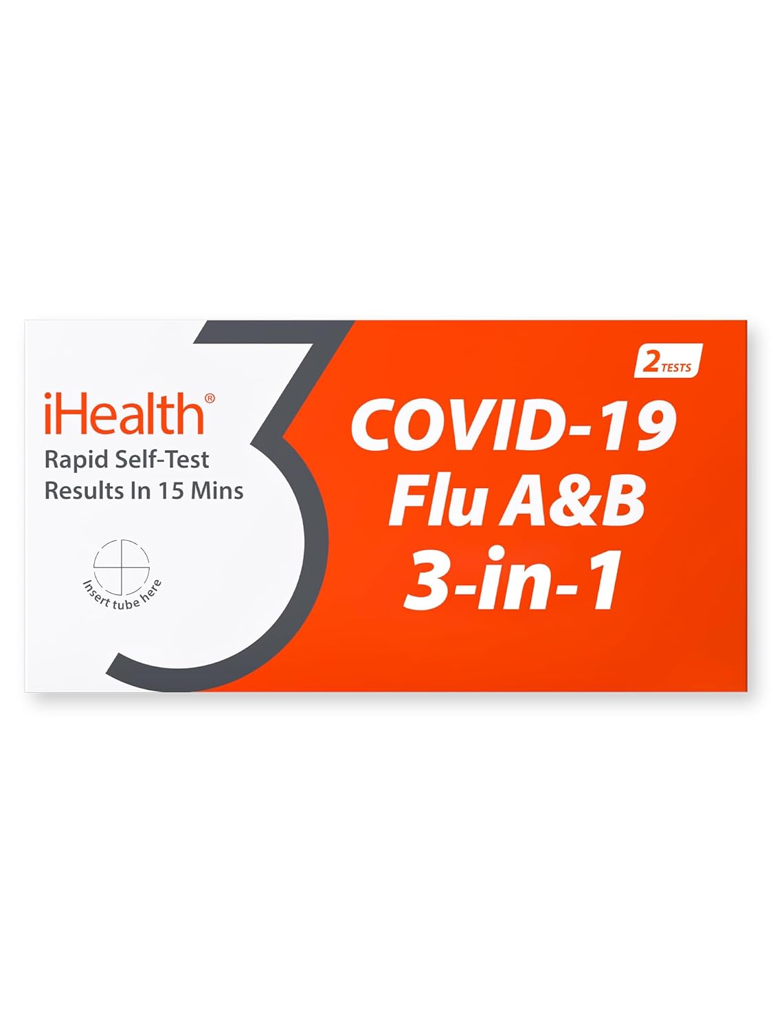 iHealth COVID-19, Flu A&B 3-in-1 Antigen Rapid Test, Results in 15 Minutes, FDA...