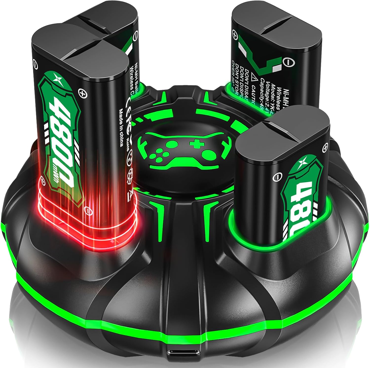 Rechargeable Xbox One Battery and Charger Station for Xbox Series X/Xbox Series...