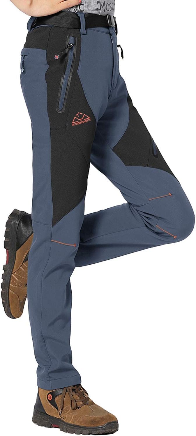 Rdruko Women's Snow Pants Waterproof Insulated Fleece Thermal Ski Hiking Snowboa...