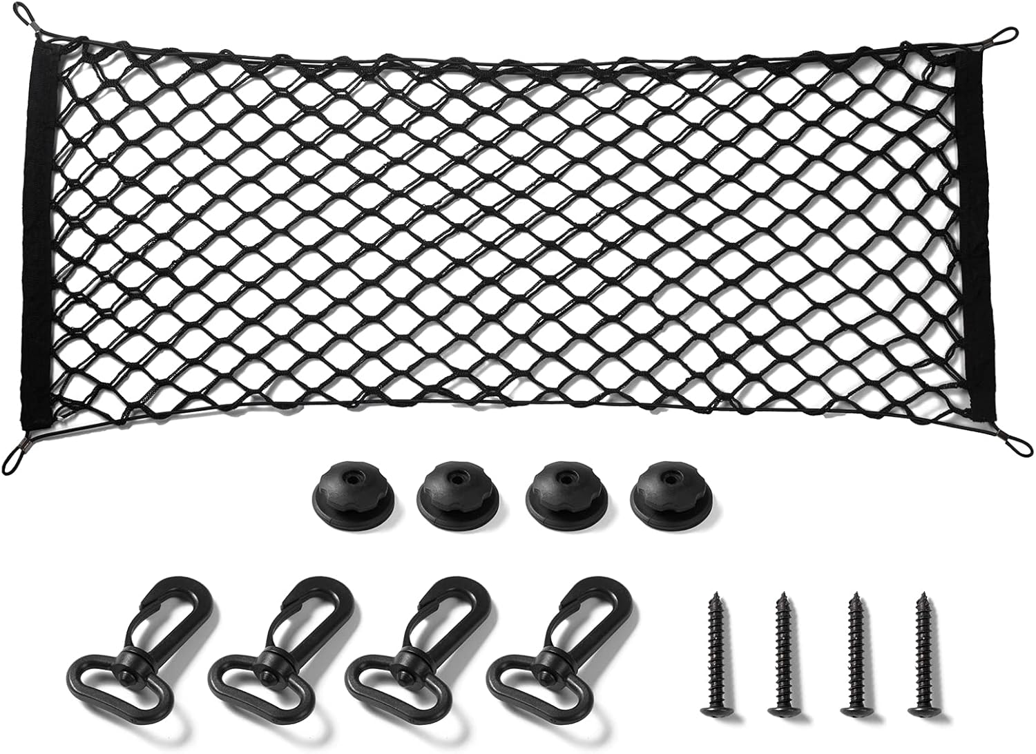 Amiss Cargo Net Stretchable, Car Exterior Accessories, Adjustable Elastic Trunk...