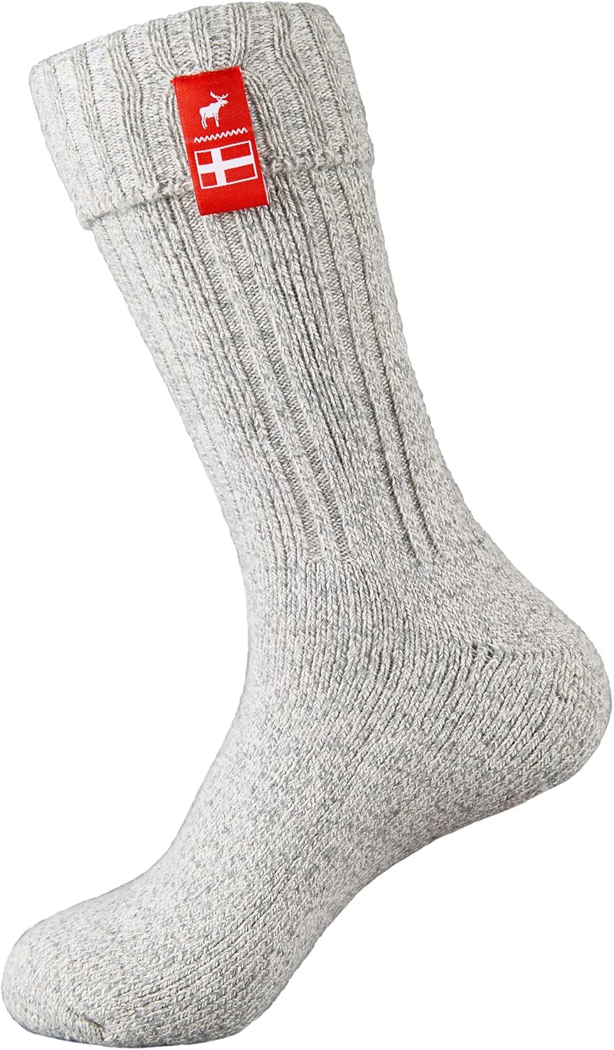 The Nordic Sock Company Danish Hygge Socks 6-9 Sky Grey
