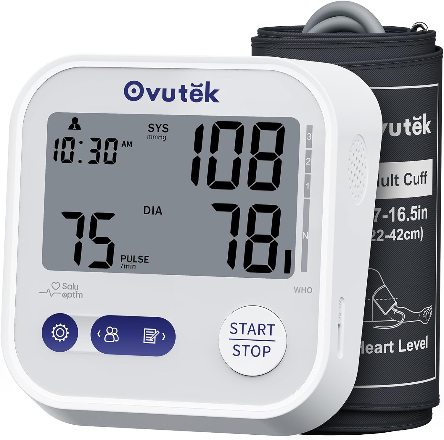 Blood Pressure Monitors for Home Use Upper Arm FSA HSA Eligible, 8.7"-16.5" BP C...