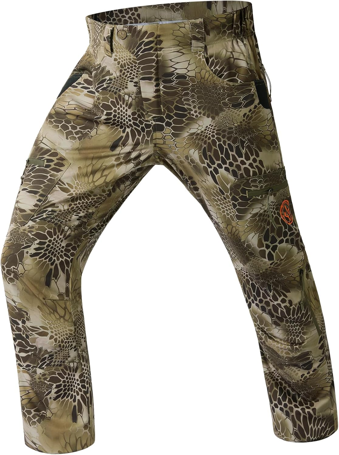 BASSDASH Men’s Lightweight Hunting Pants 4-Way Stretch Breathable Water Resistan...