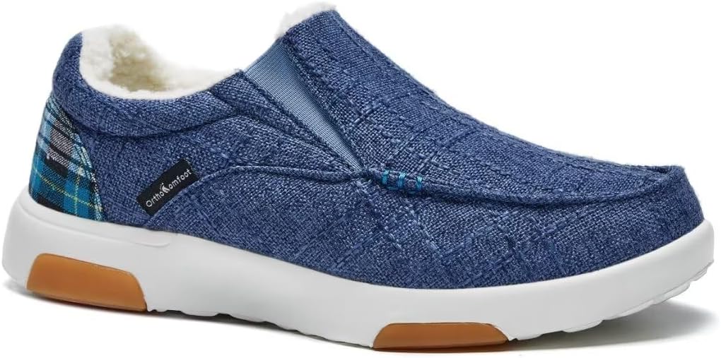 OrthoComfoot Women's Orthopedic Slip-On Loafers Walking Shoes: Comfortable Plant...
