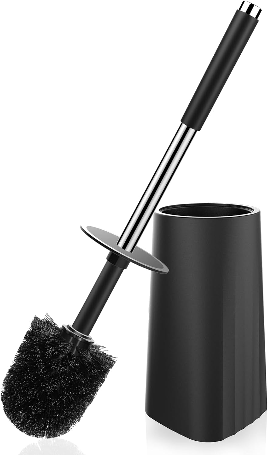SetSail Toilet Brush, Compact Size Toilet Bowl Brush and Holder Toilet Brushes f...