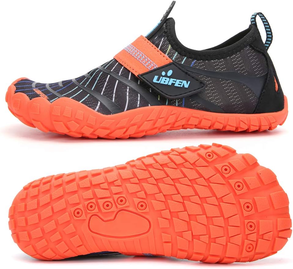 UBFEN Water Shoes for Kids Boys Girls Aqua Socks Barefoot Beach Sports Swim Pool...