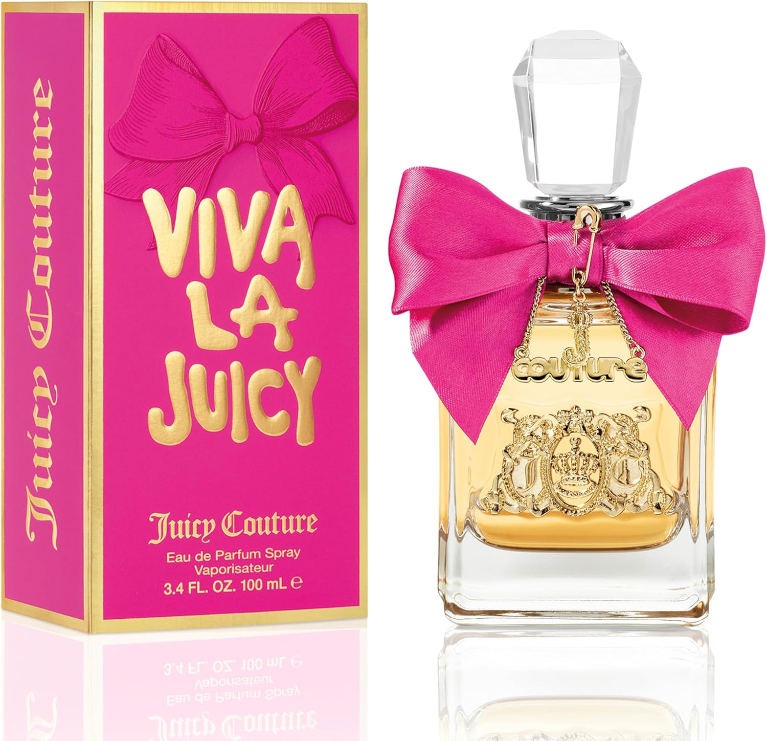 Juicy Couture Viva La Juicy Eau de Parfum Spray, 100ml, Amber Gourmand Fruity Fr...