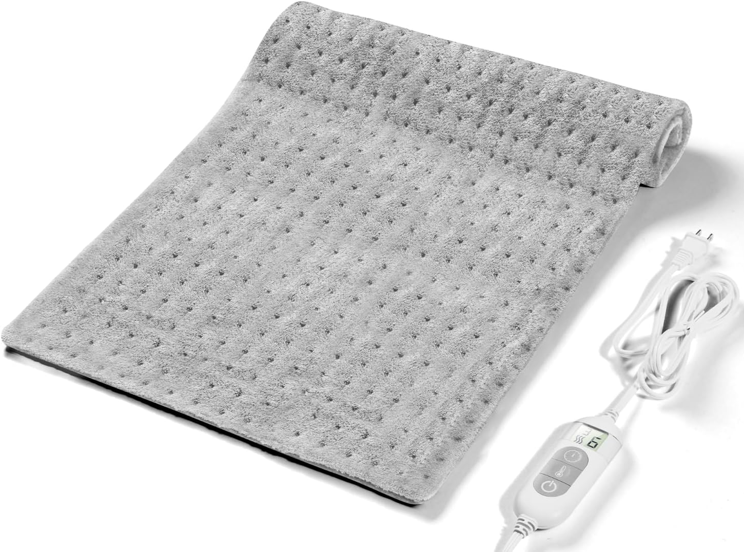 Heating Pad for Back & Cramps Relief,Electric Heat Pad Fast Heat,6 Level Heat Se...
