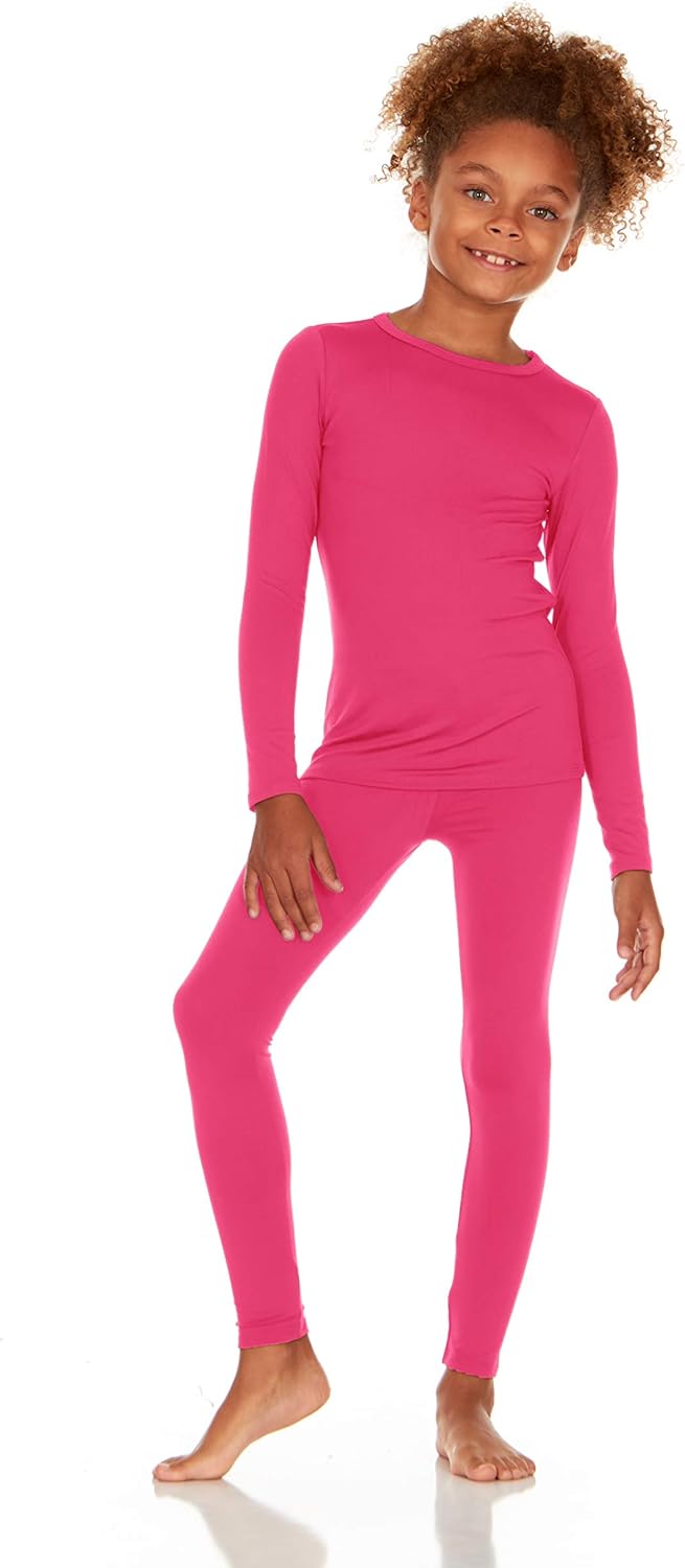 Thermajane Thermal Underwear for Kids Long Johns, Girls Thermal Underwear Set, B...