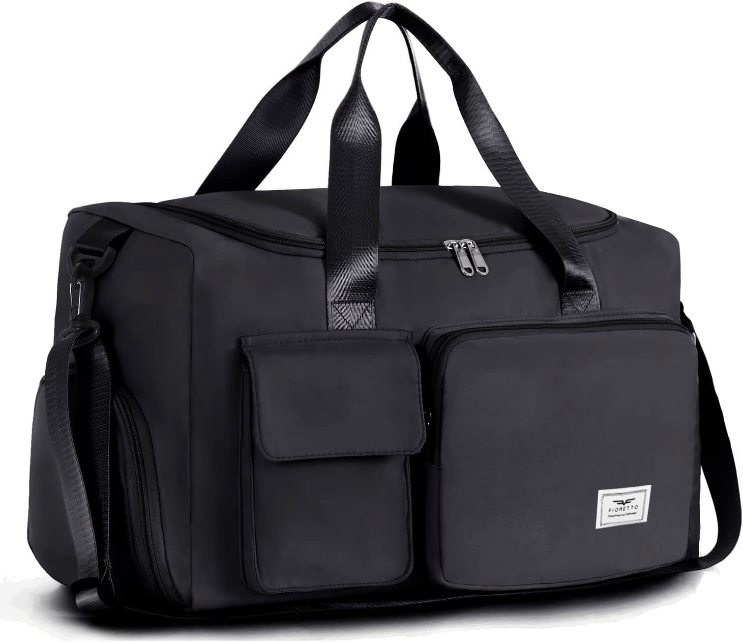 FIORETTO Women's Gym Duffle Bag with Shoes Compartment, 37L Capacity, Ideal for...