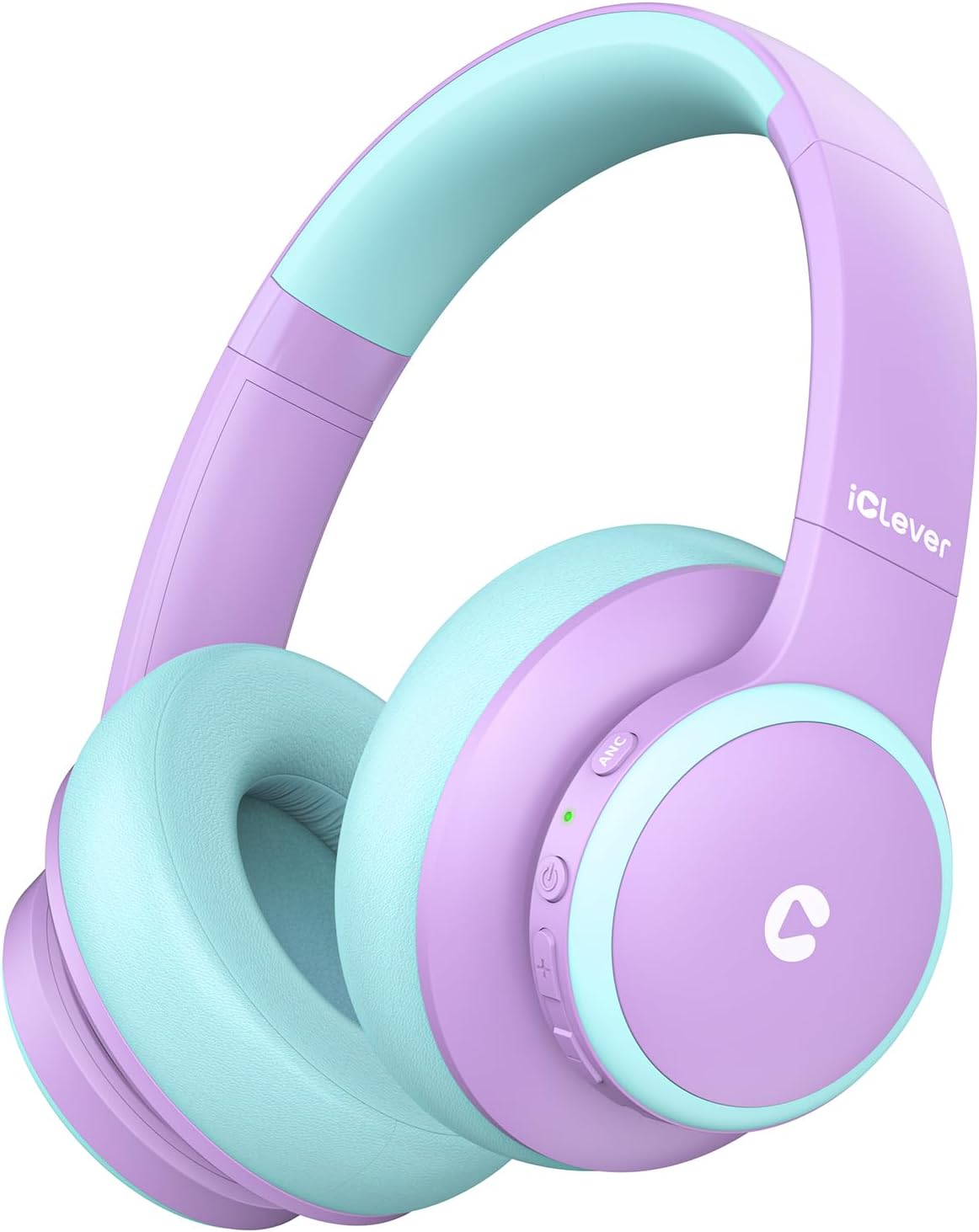 iClever BTH26 Active Noise Cancelling Headphones for Kids, 60H Play Time, Type-C...