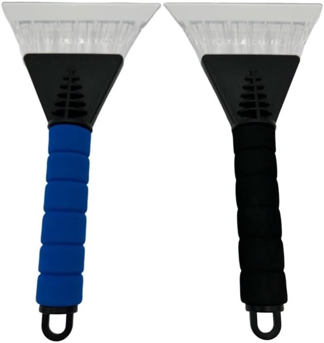 TIJAR® Ice Snow Scrapper for Cars and Vans with Soft Grip - Indestructible Winds...