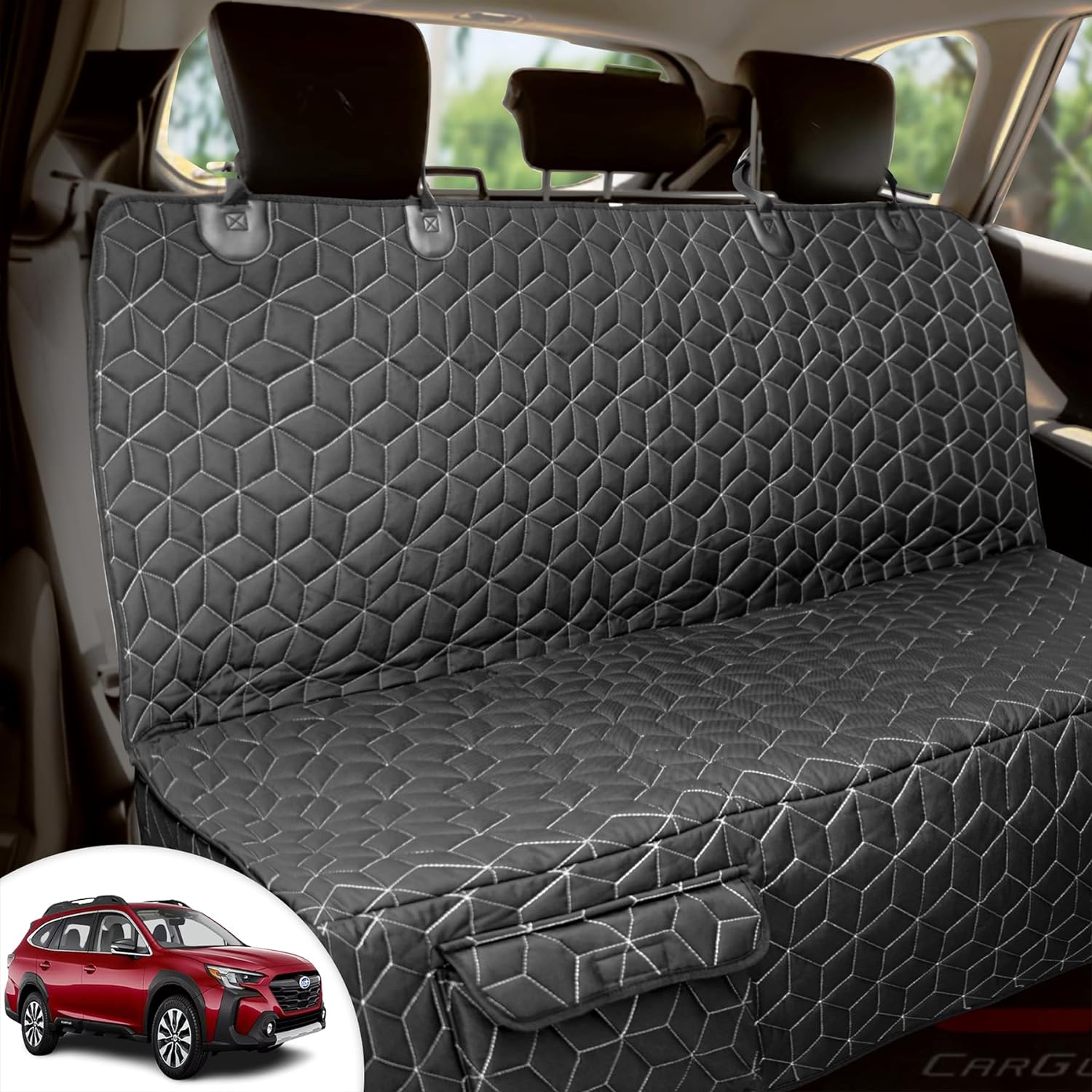 Dog Car Seat Covers for Back Seat Cover, Waterproof Dog Car Seat Cover for Ford...