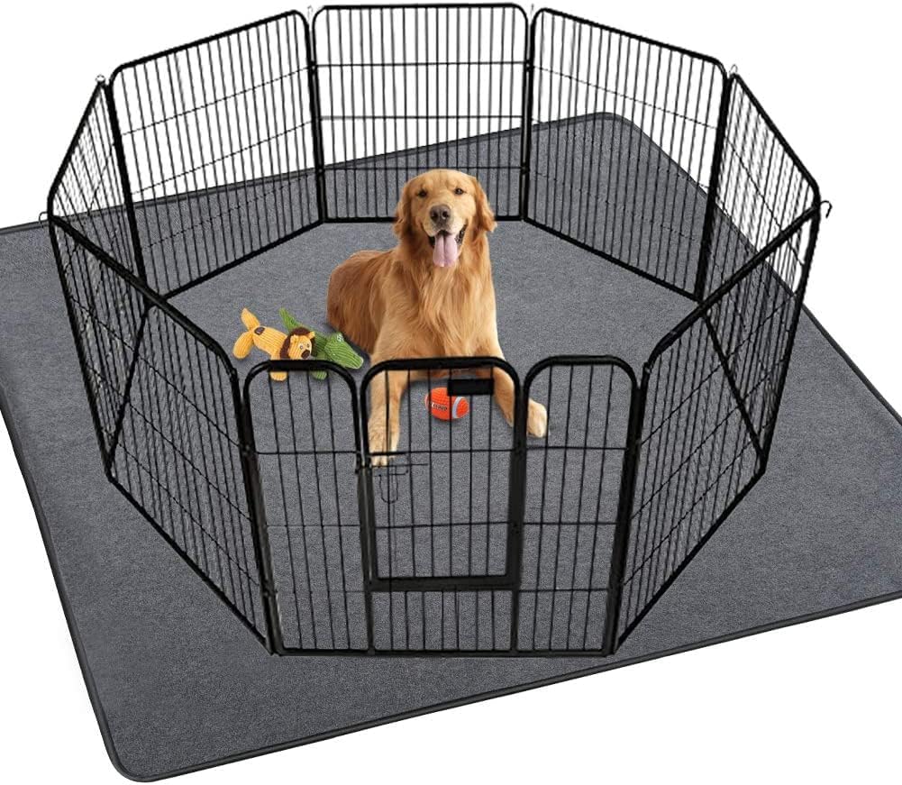 ULIGOTA Extra Large Washable Dog Pee Pad 182x182cm Non-Slip Pet Playpen Mat Wate...