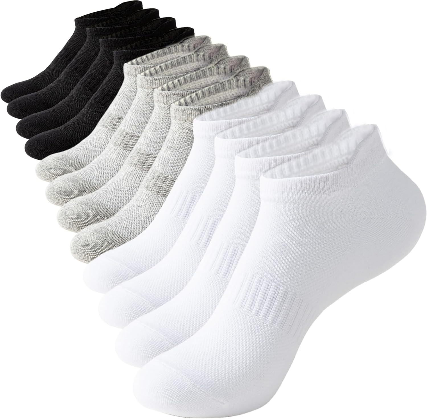 Irisbear Ankle Socks for Women, Running Athletic Low Cut Tab Socks Sports No Sho...