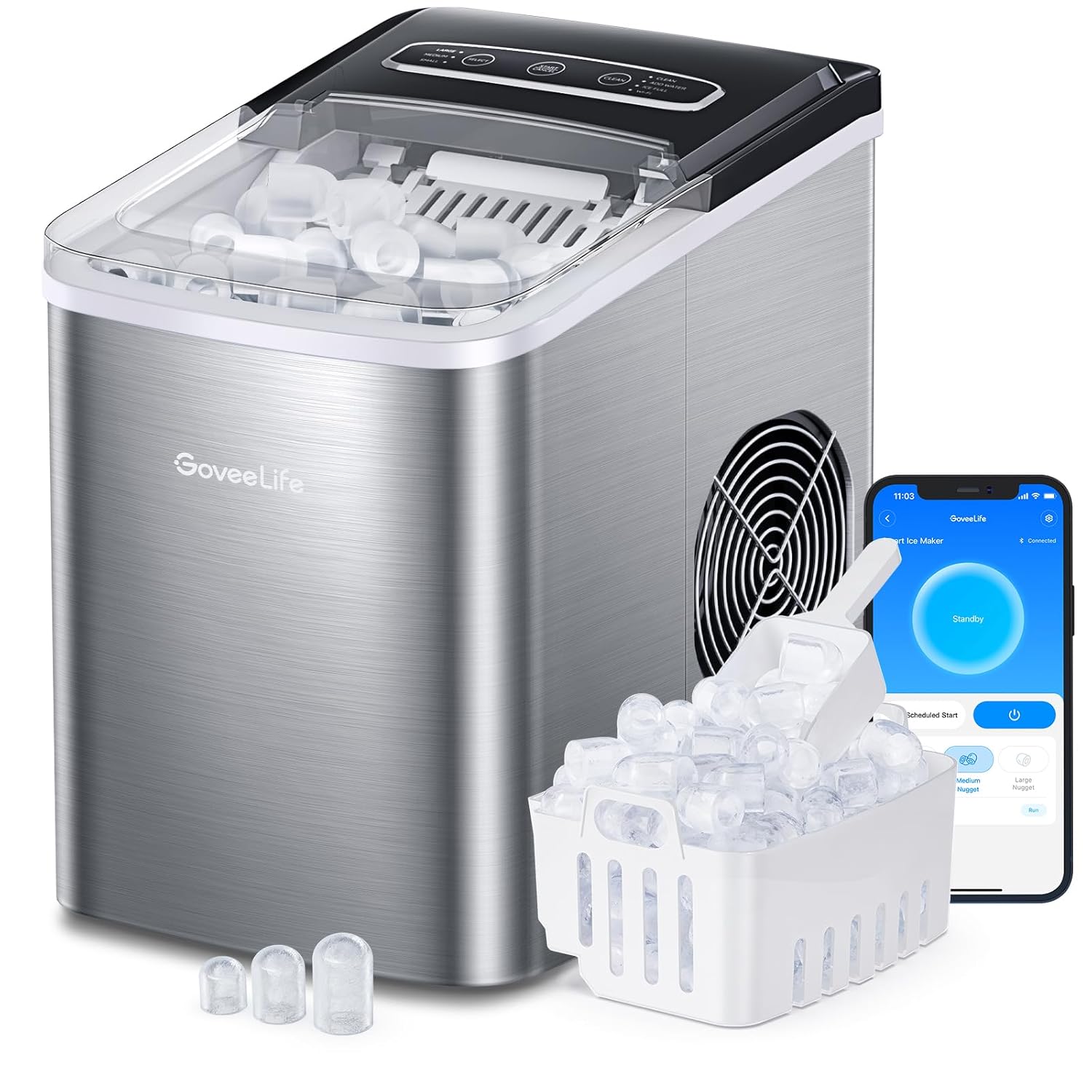 GoveeLife Smart Ice Maker Machine Countertop with...